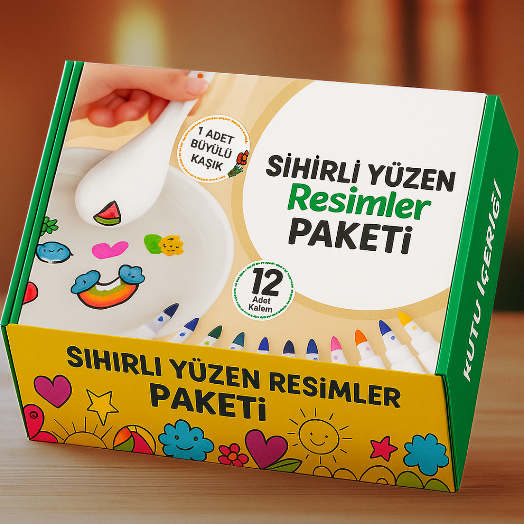 Minik Ressamlar için Sihirli Su Kalemi Seti